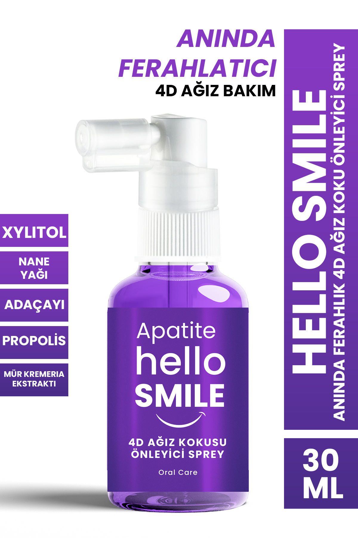 PROCSIN HELLO SMILE Anında Ferahlık 4D Ağız Koku Önleyici Sprey - Fiyatı, Yorumları