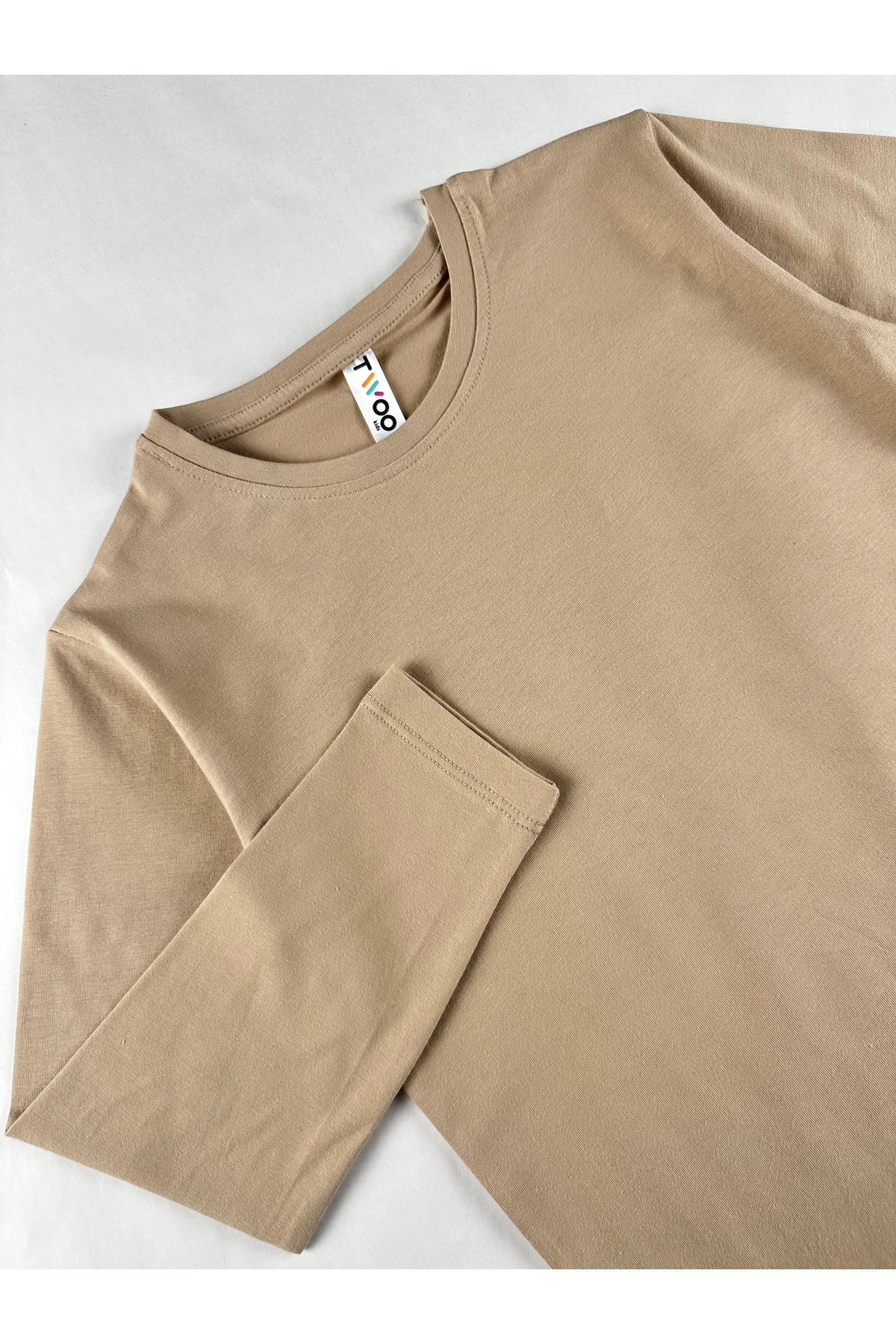 TWOO KİDS Kız Erkek Çocuk Body - 6'lı Set Basic Mevsimlik Suprem Pamuklu Uzun Kollu Tişört Badi - SET 4 fotoğrafı 3 (önizleme)