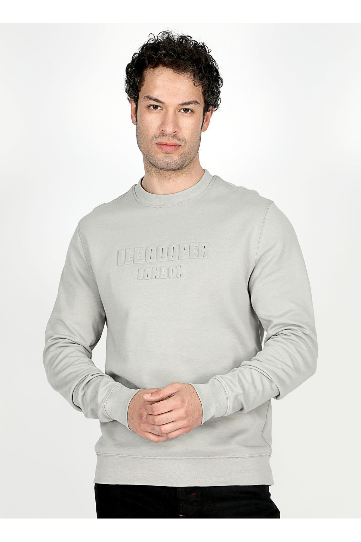 سویشرت مردانه طرح دار آستین بلند | لی کوپر Lee Cooper 251 LCM 241030 - تصویر 2