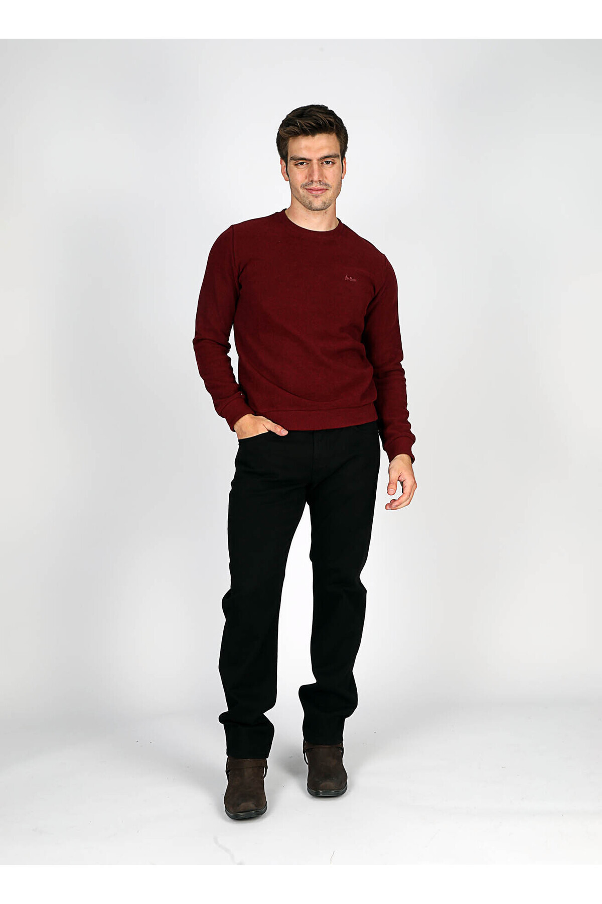 سویشرت مردانه راسته آستین بلند | لی کوپر Lee Cooper 251 LCM 241042 - تصویر 4