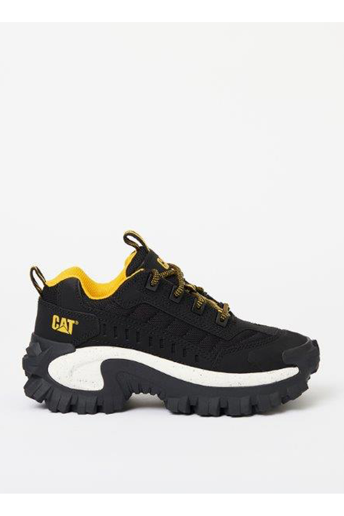 کاترپیلار کفش‌های مردانه چرم طبیعی زرد - مشکی INTRUDER