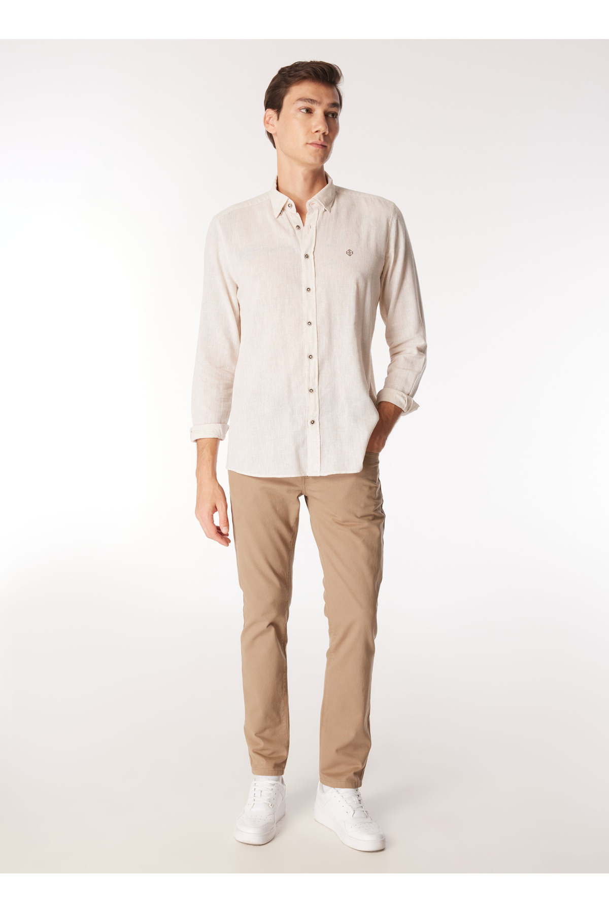 آلتین ییدلیز کلاسیکس کت و شلوار مردانه مشکی Altınyıldız کلاسیک کمر معمولی فیت معمولی 4A3010000007