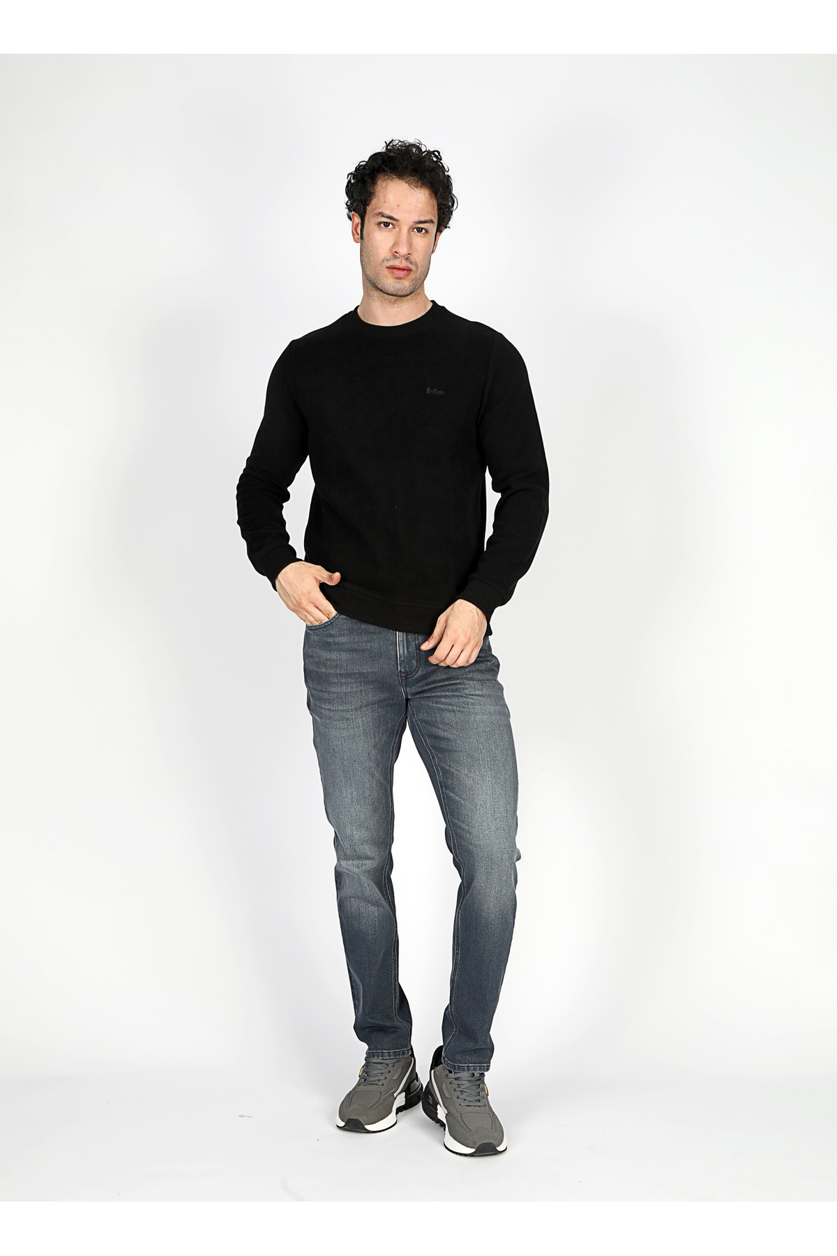 سویشرت مردانه راسته آستین بلند | لی کوپر Lee Cooper 251 LCM 241042 - تصویر 4