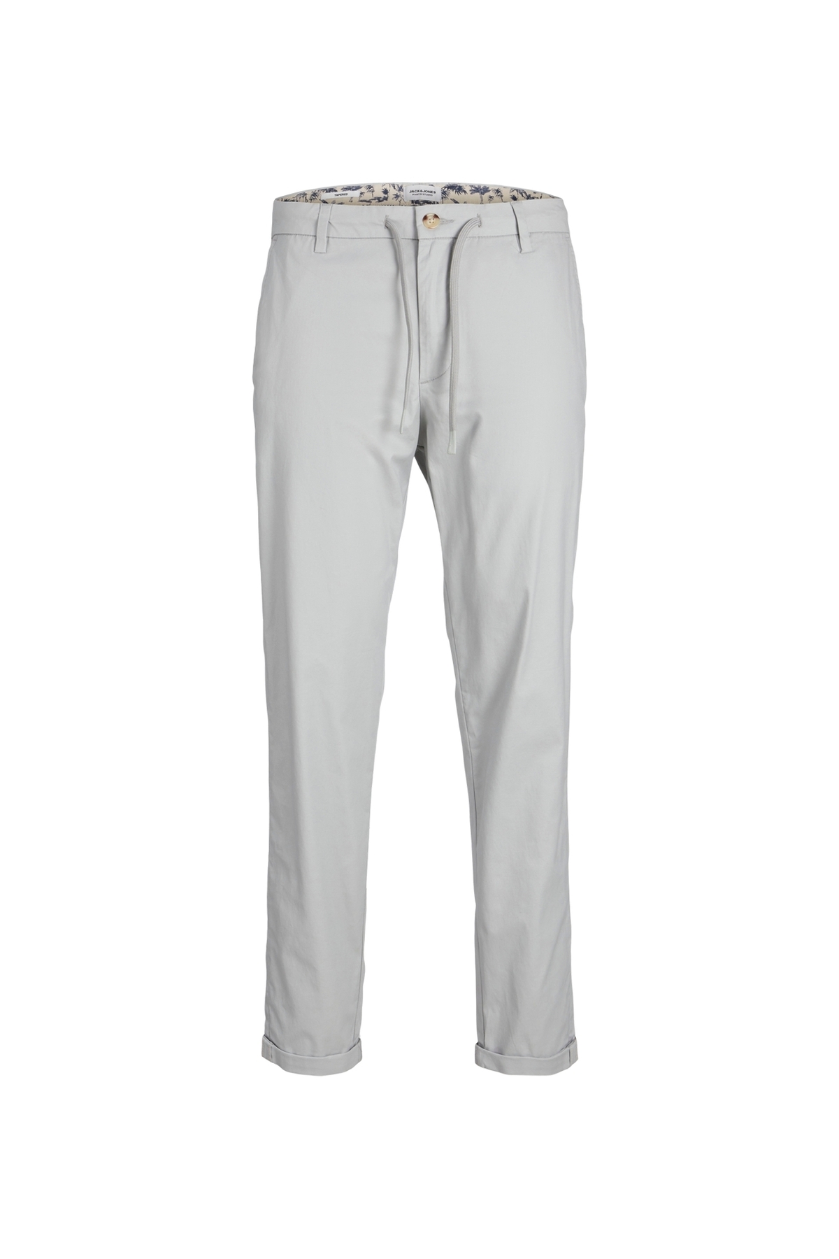 شلوار مردانه خاکستری کمر معمولی، دمپا گشاد، JPSTACE JJSUMMER، چینو جک اند جونز شلوار Jack & Jones