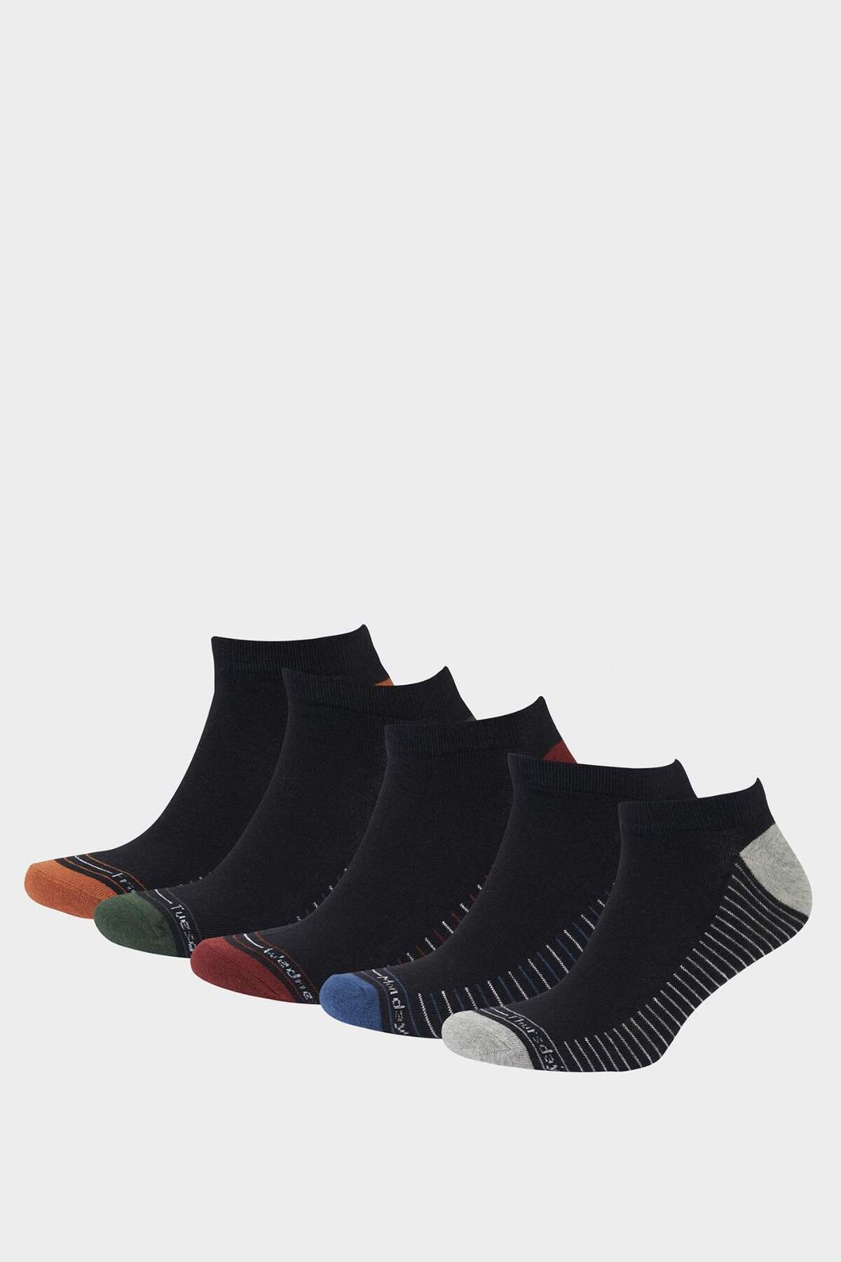 دفاکتو جوراب مچ پا نخی مردانه 5 بسته F5286AXNS