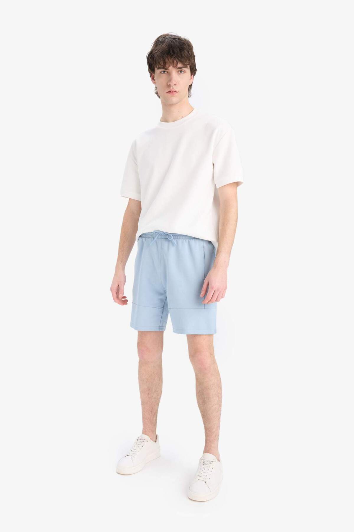 دفاکتو Slim Fit Slim Cut Skinny Leg Basic B8674AX25SP شورت ساده