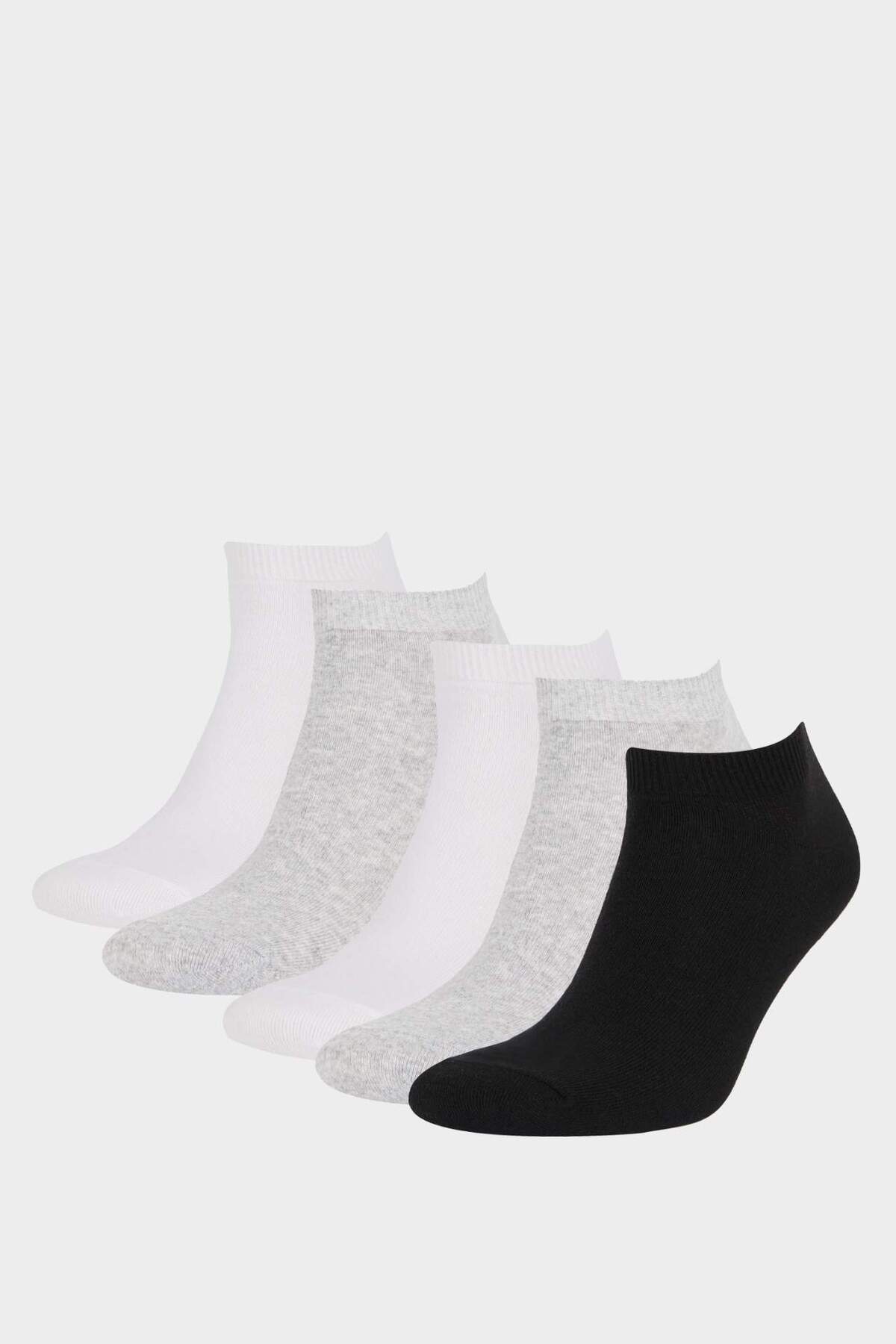 دفاکتو جوراب مچ پا نخی مردانه 5 بسته F3180AXNS
