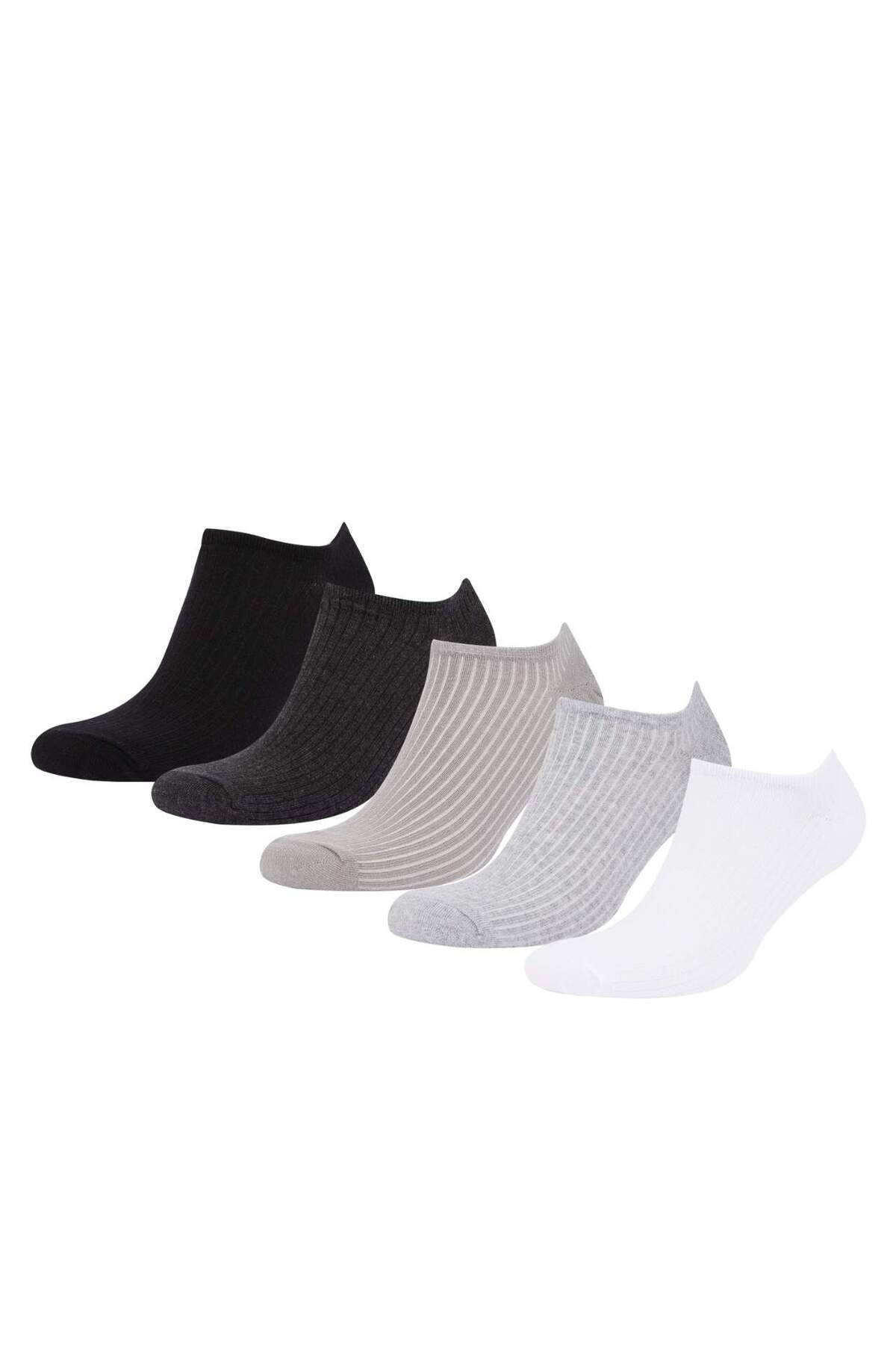 دفاکتو جوراب مچ پا نخی مردانه 5 بسته D9961AXNS
