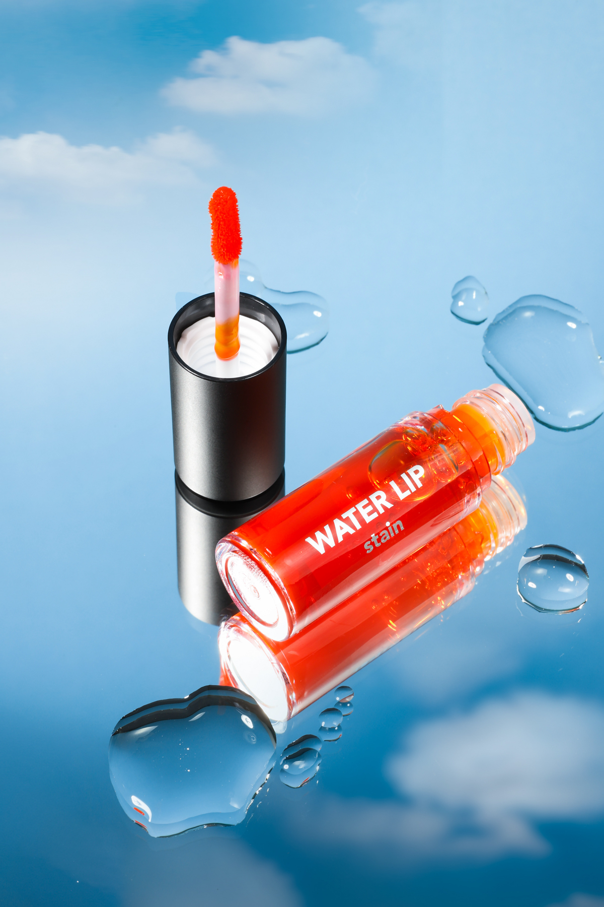 رنگ لب مات ماندگار (نارنجی) - Water Lip Stain - 004 Orange Juice - 8682536042192