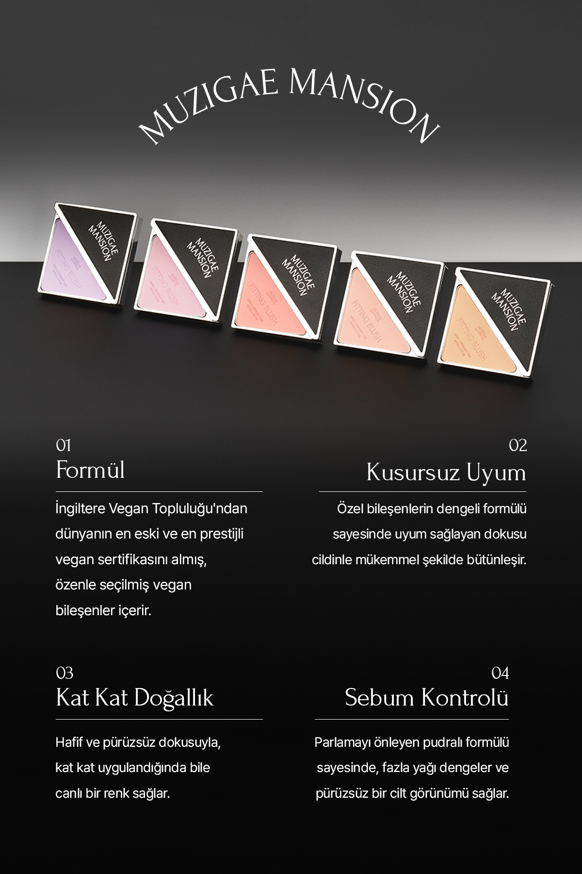 Ciltle Bütünleşen ve Pürüzsüzleştiren, Yumuşak Dokulu Allık MUZIGAE MANSION Fitting Blush (05 Find) — نارنجی 111619 — تصویر 6 از 9