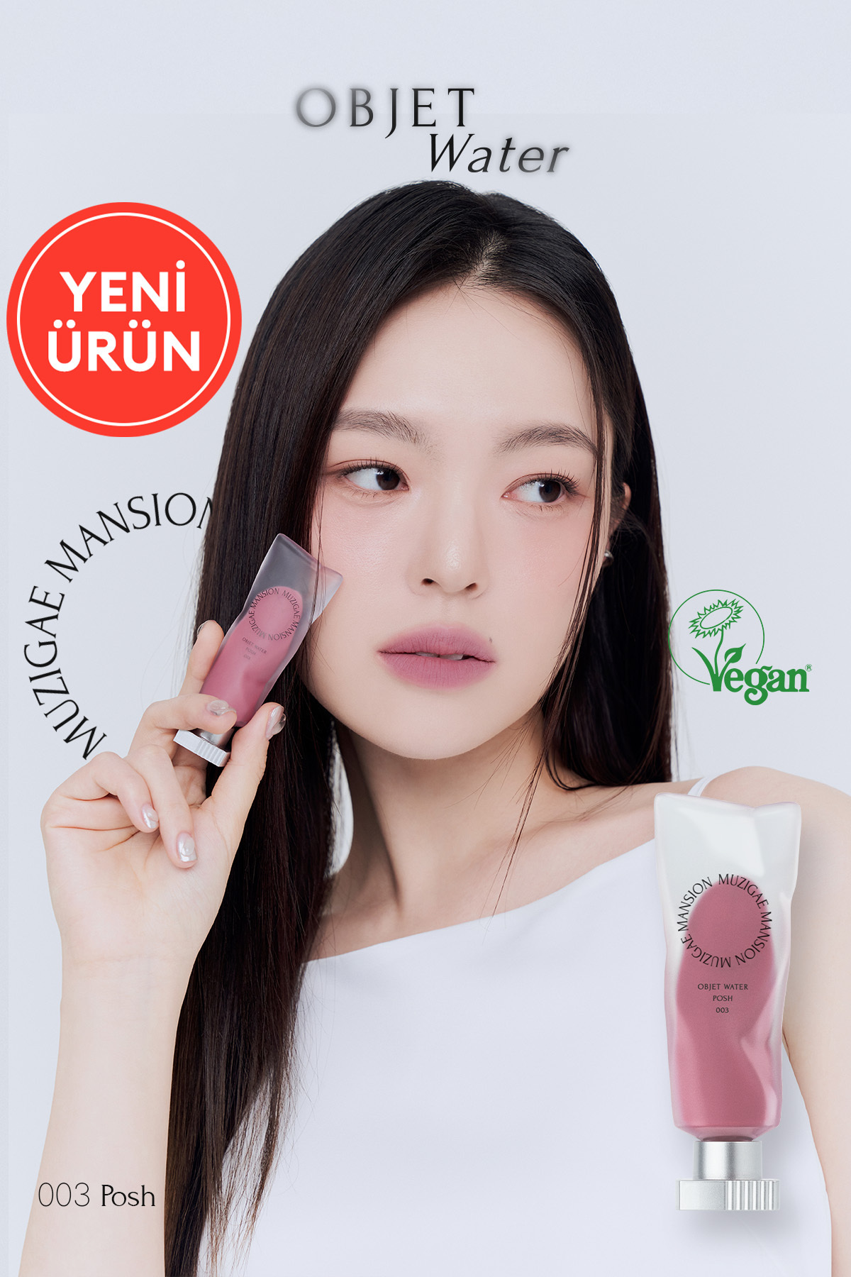  آب جت مرطوب کننده و رنگ دائمی هیالورونیک اسید (003 Posh)