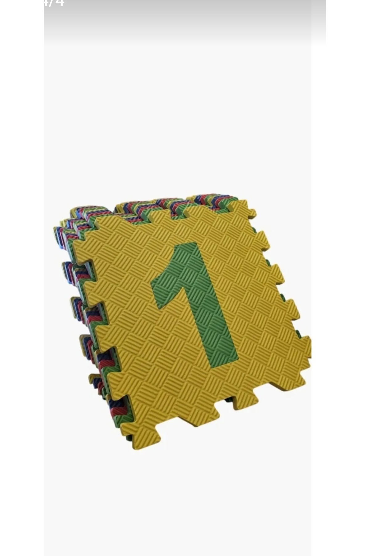 Genel Markalar 33x33 Boyutlu 0,7 MM Kalınlığında Renkli 9 Parça Rakamlı Sayılı Oyun Karosu Yer Matı Puzzle Yapboz fotoğrafı 3 (önizleme)