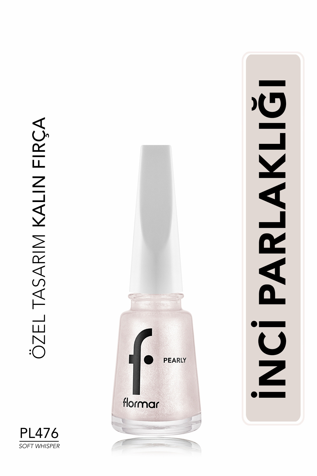 Flormar Pearly Yarı Transparan & Parlak Bitişli Sedefli Oje
