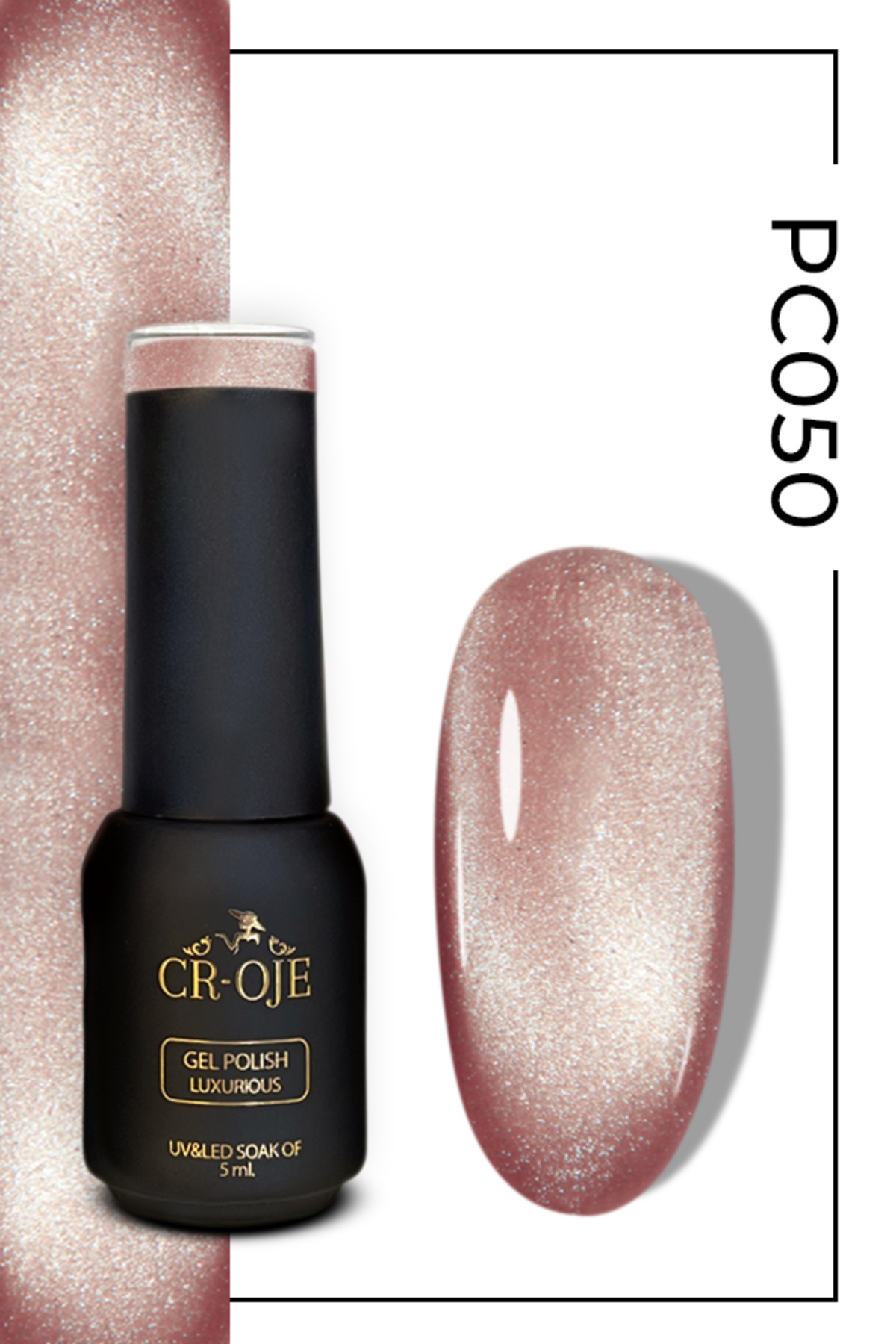 CROJE KALICI OJE Inci Tanecikli Manyetik Cat Eye / Kedi Gözü- PC050 (5 ML)