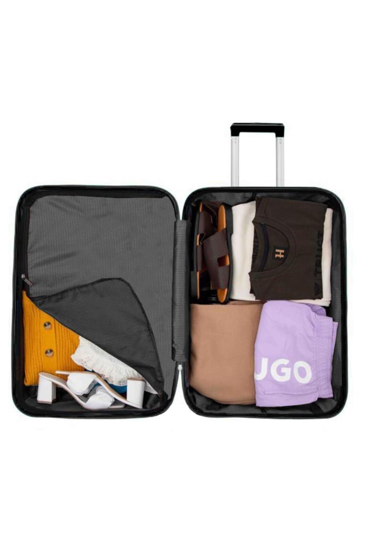 louisiana polo  Kabin Boy Valiz 4x2 Teker Gri 1167 - Görsel 8