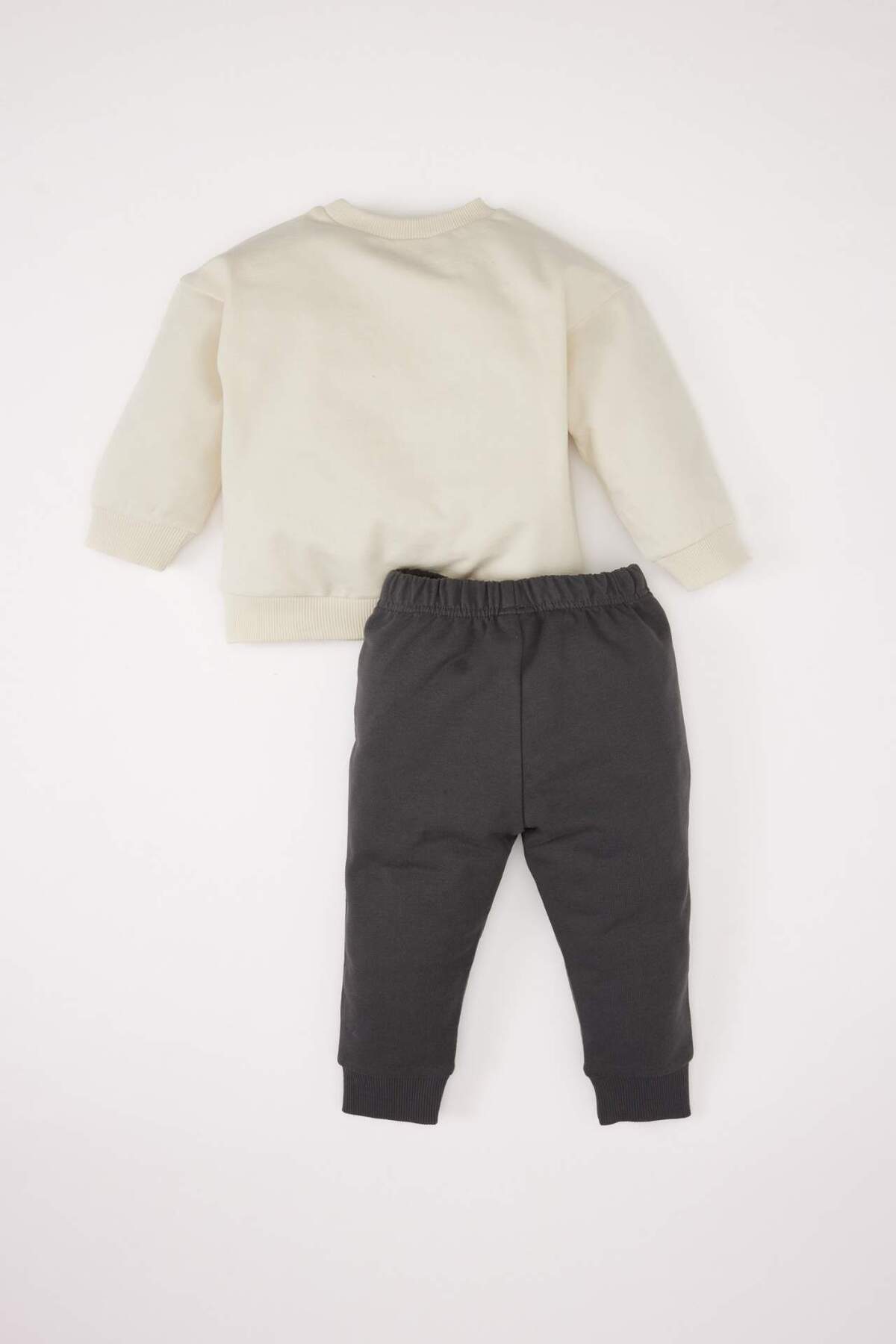 Defacto Erkek Bebek 2li Takım Baskılı Sweatshirt Beli Lastikli Eşofman Altı D7921A525SP fotoğrafı 5 (önizleme)