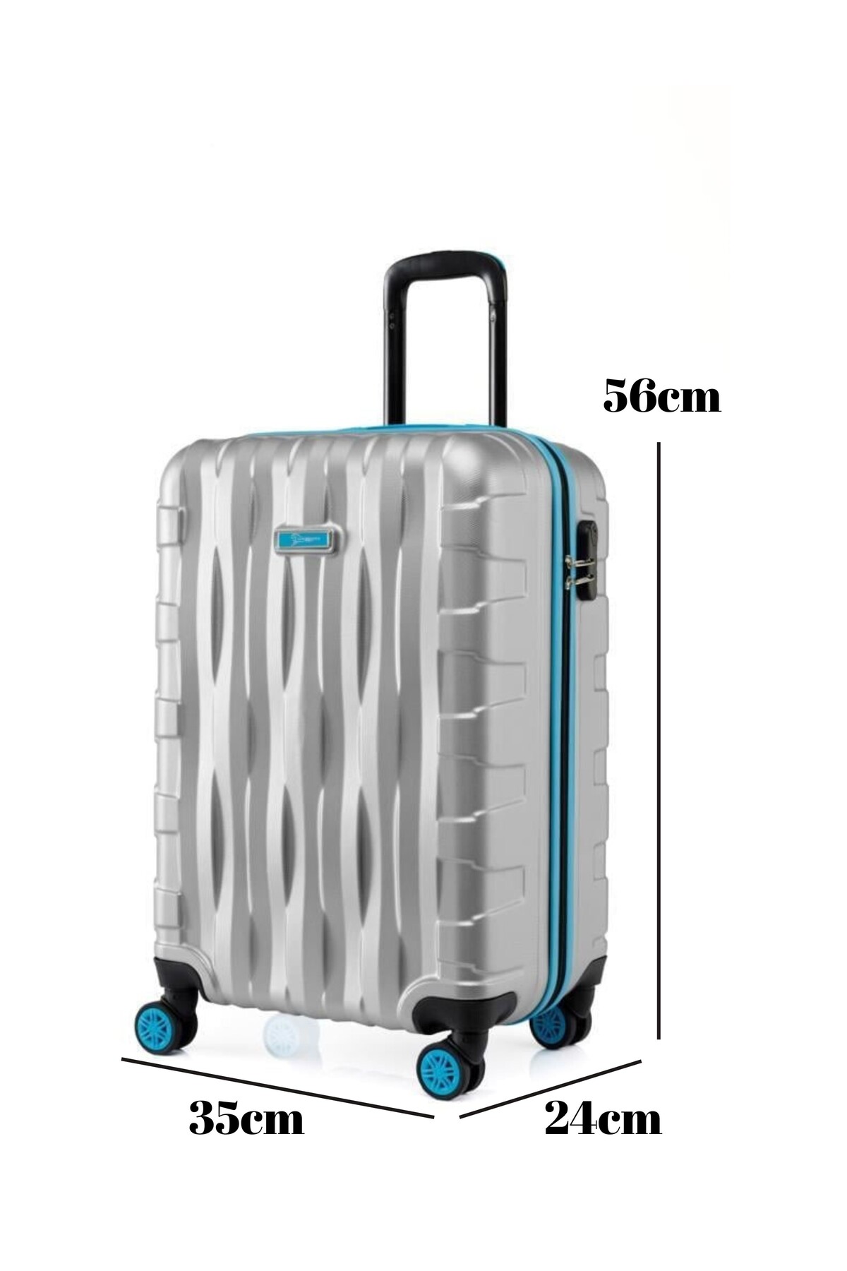 louisiana polo  Kabin Boy Valiz 4x2 Teker Gri 1167 - Görsel 4