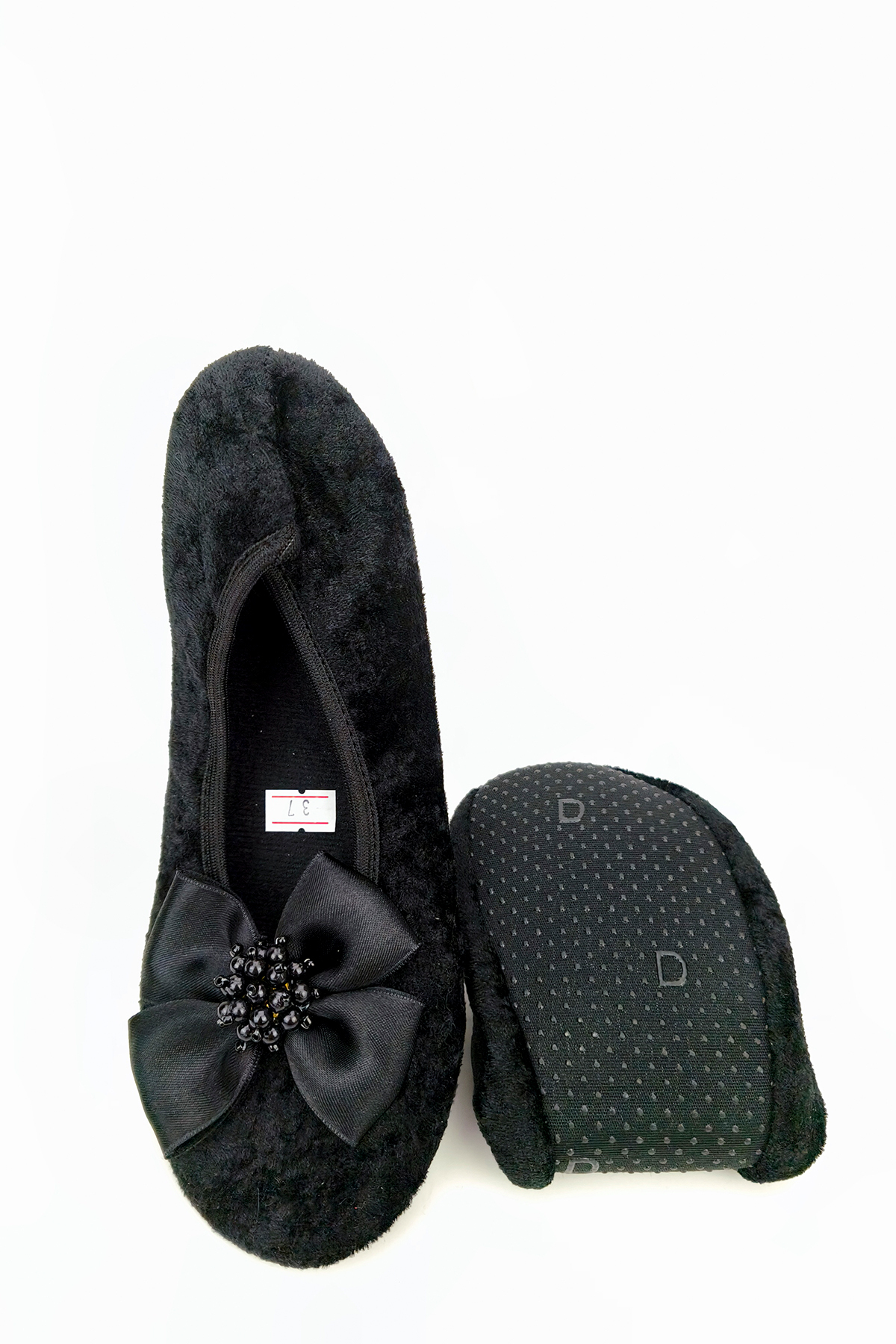 CEYDA SHOES Süslü Kadife Ev,hac, Umre Babeti, Hediye, Günlük Babet,tüylü Babet, Panduf, Patik, Gösteri Pisi Pisi 101 görsel 6
