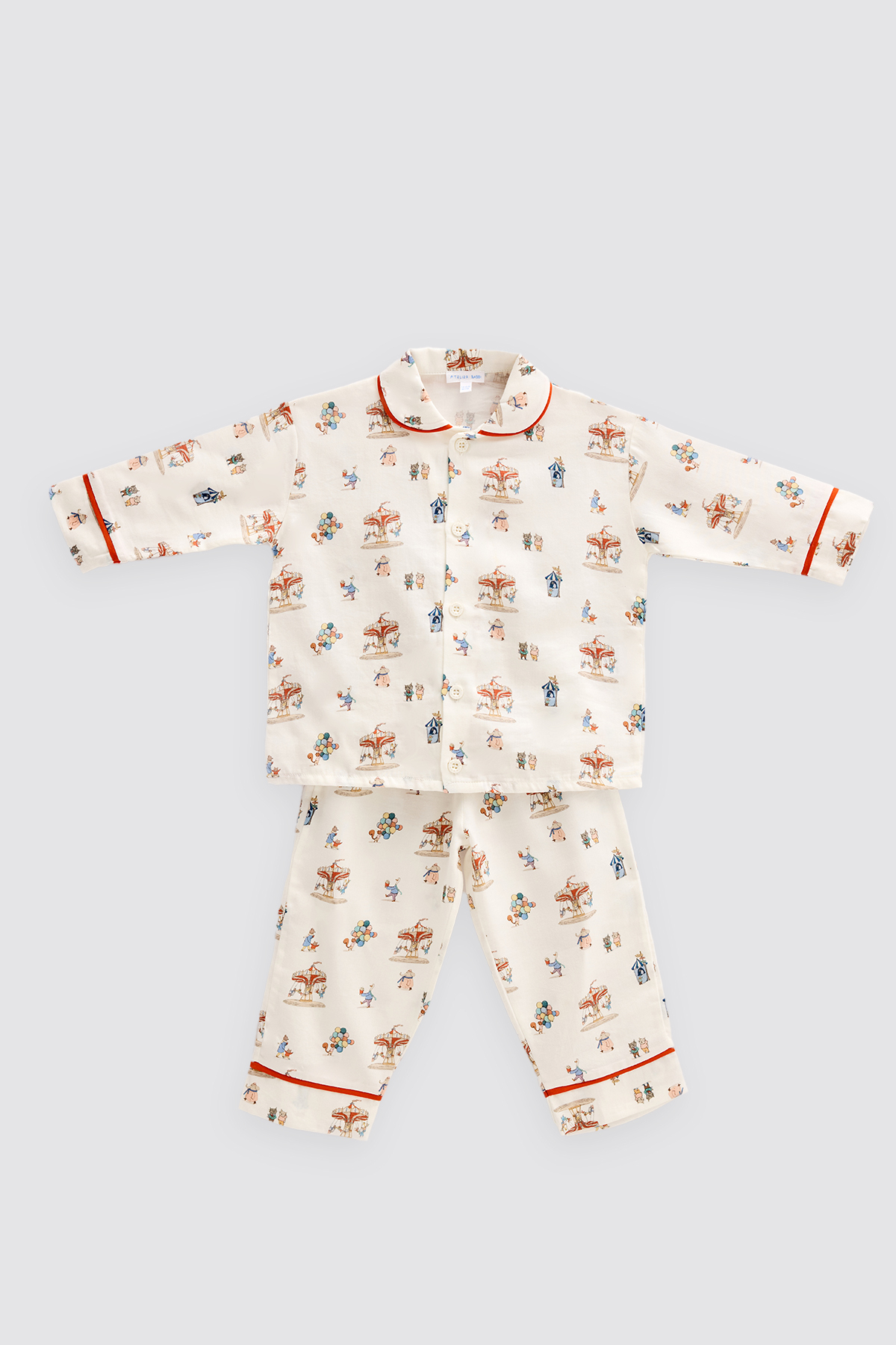 Atelier Babbi 100% Cotton Pajama Set - Funfair