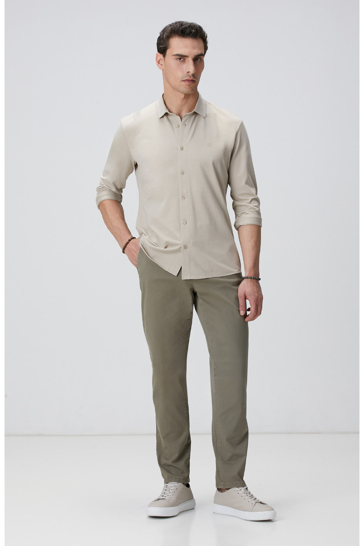 نتورک شلوار خاکی چینو