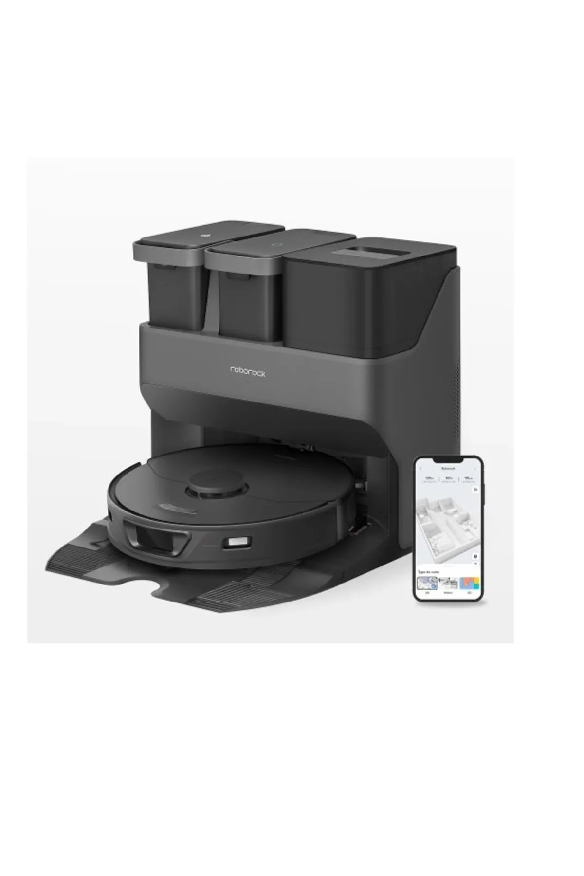 Robot Kendiliğinden Süpürme -su Alma-boşaltma-yıkama Istasyonlu 5500pa Robot Süp