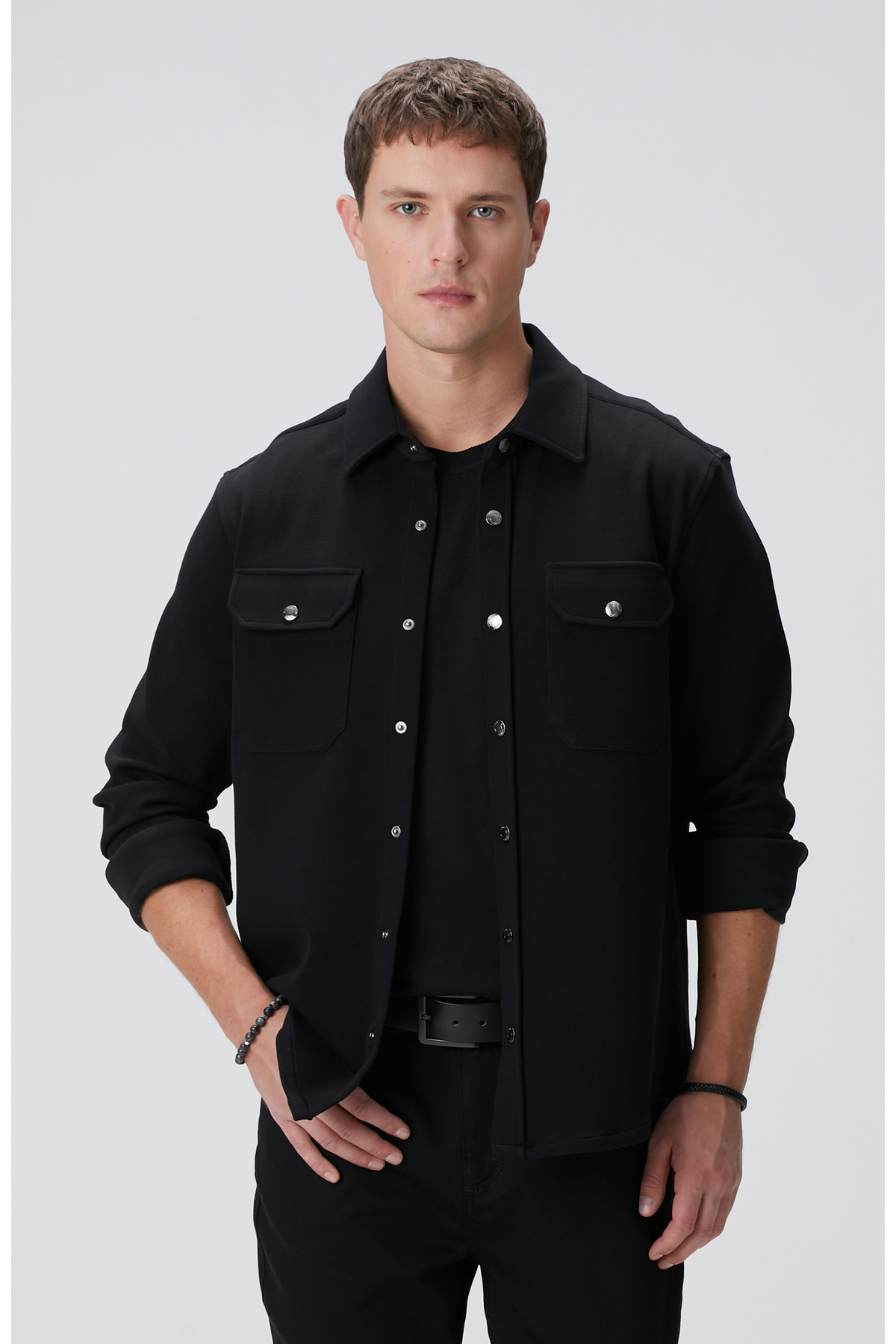 نتورک پیراهن بیرونی مشکی