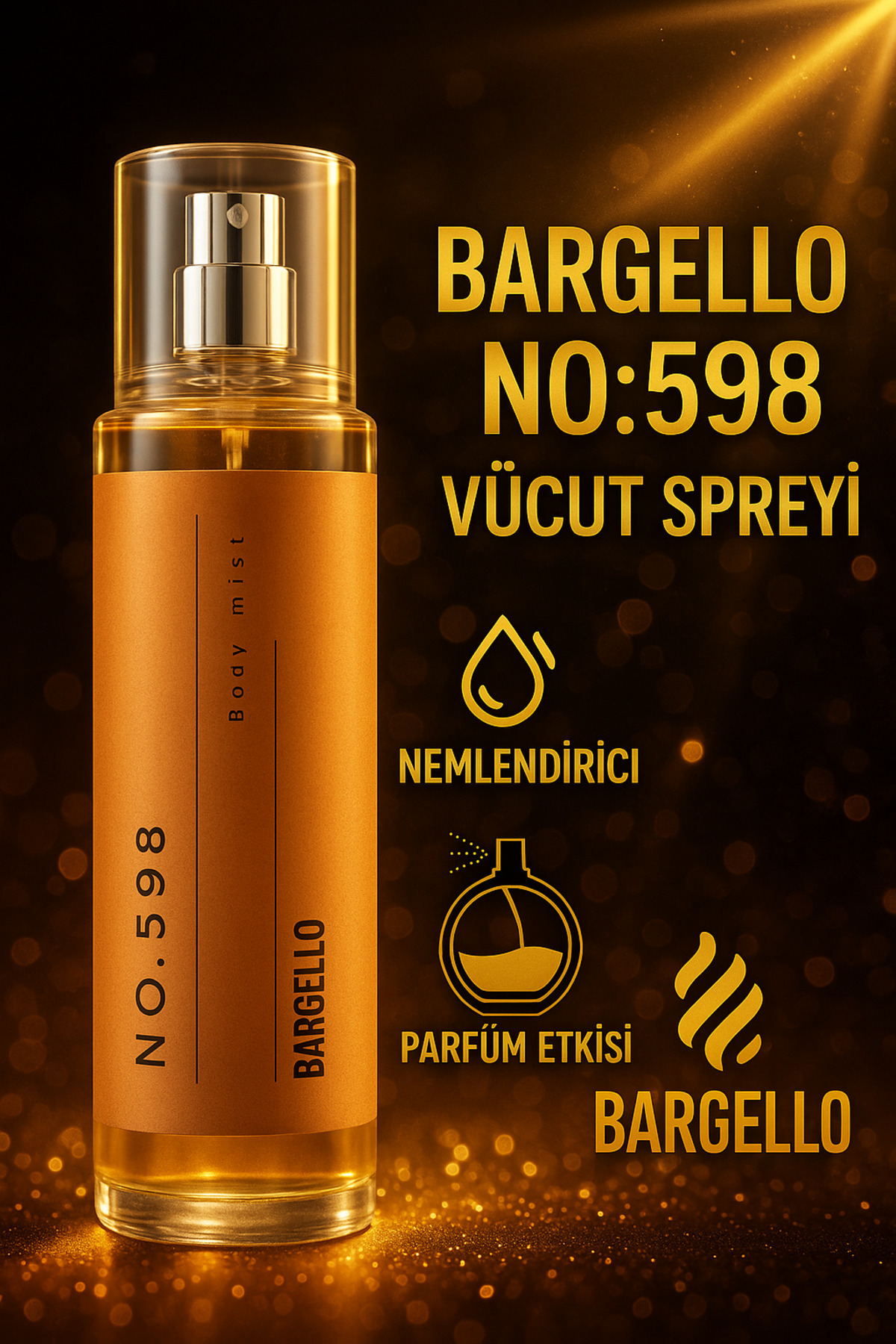 Bargello No.598 Erkek Vücut Spreyi 210 ML