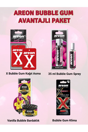 Areon Bubble Gum Avantajlı Paket