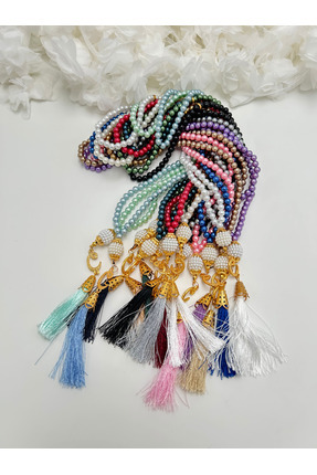 lenagiftworkshop 50 Adet KARIŞIK Hediyelik Vavlı Püsküllü Plastik İnci Namaz ...