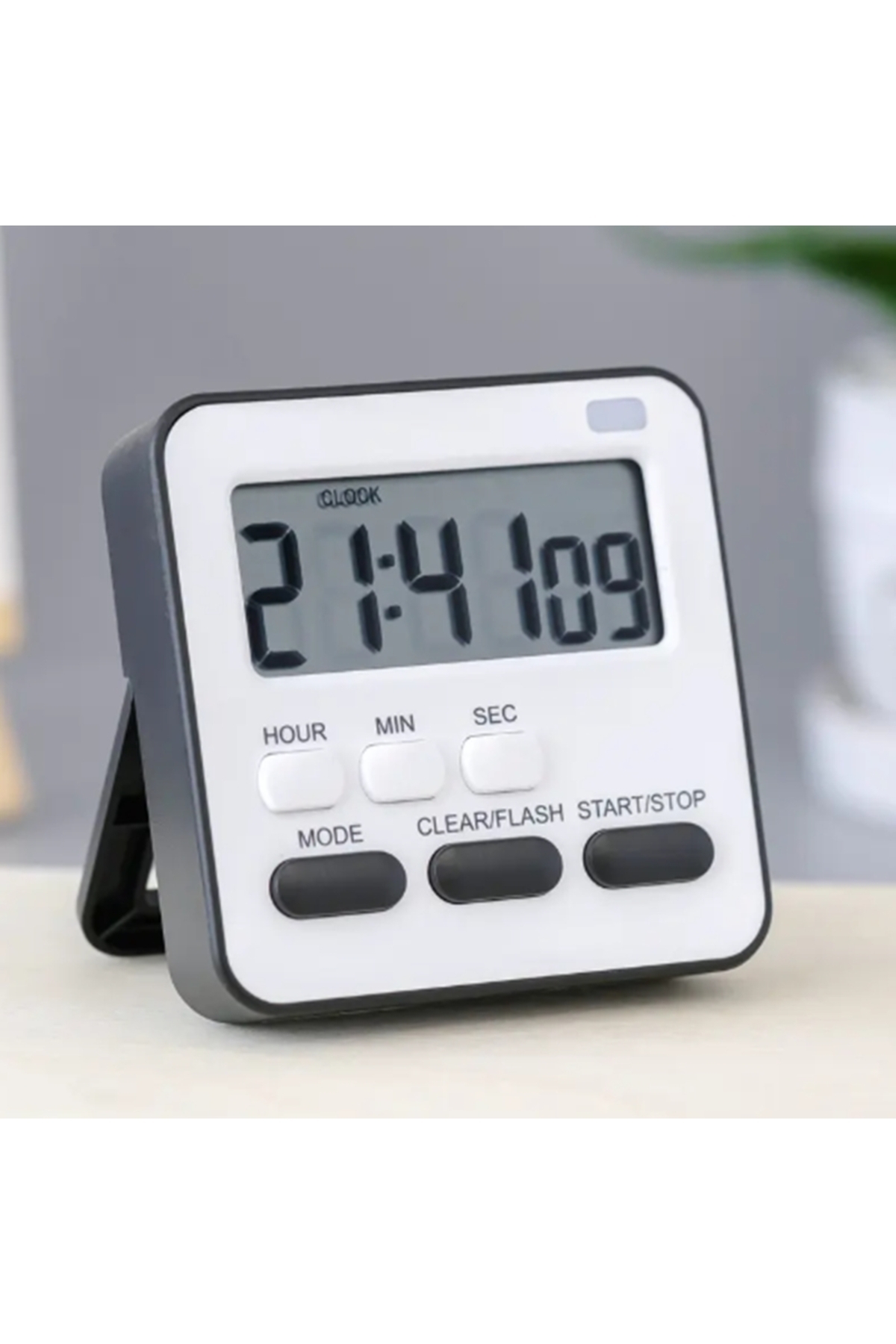 Digital Student Stopwatch with Alarm - Countdown Timer - Kitchen Timer with Magnet and Table Top