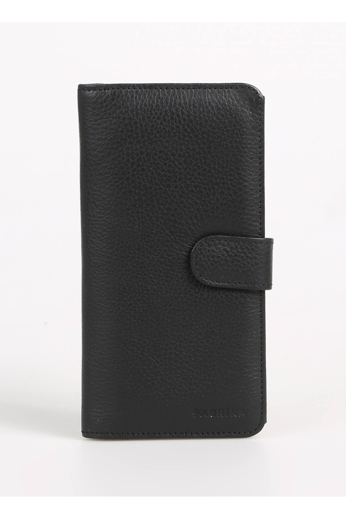 فابریکا کیف پول چرمی مردانه مشکی Frk 347 Flt