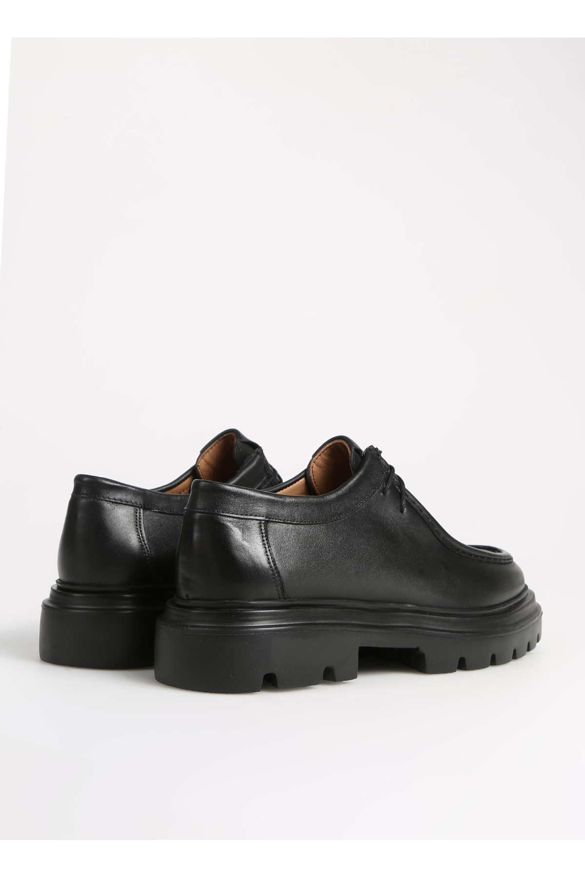 Fabrika  Siyah Erkek Deri Klasik Ayakkabı WOLF-DAMION - Görsel 4