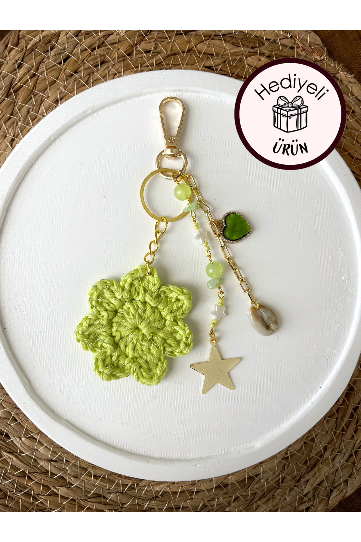 Poshy Atelier Manifest Sueda Çanta Charmı Anahtarlık Süsü Araba