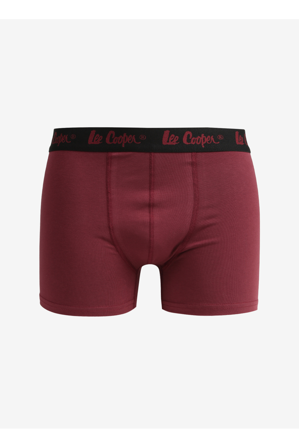 لی کوپر شورت مردانه قرمز Claret مدل Boxer شماره ۲۴۲ LCM 283001 VALLEY CLARET-BLACK
