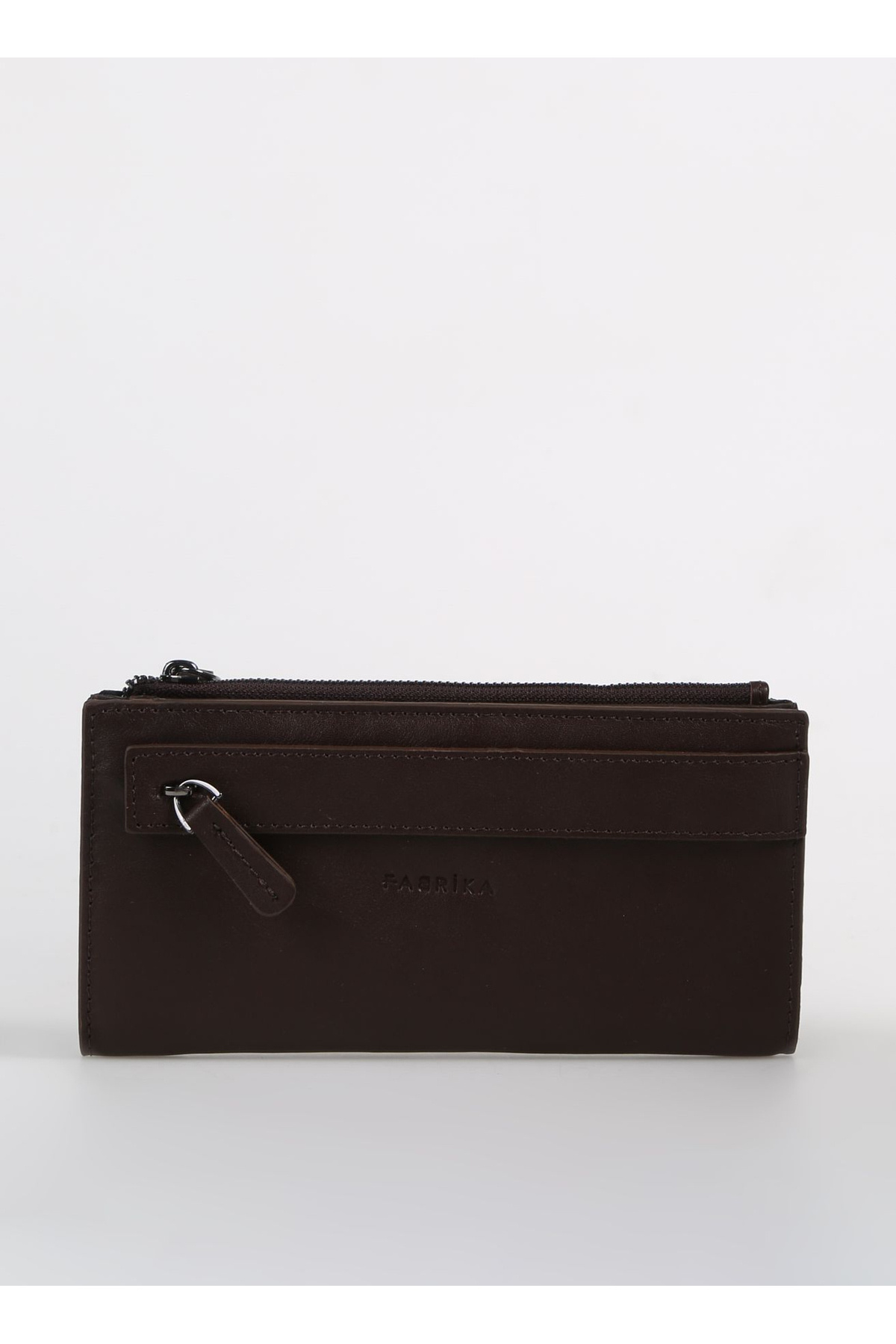 فابریکا کیف پول چرمی مردانه قهوه‌ای رنگ ۱۹x۹x۳ سانتی‌متر، مدل Frk 337 Crazy