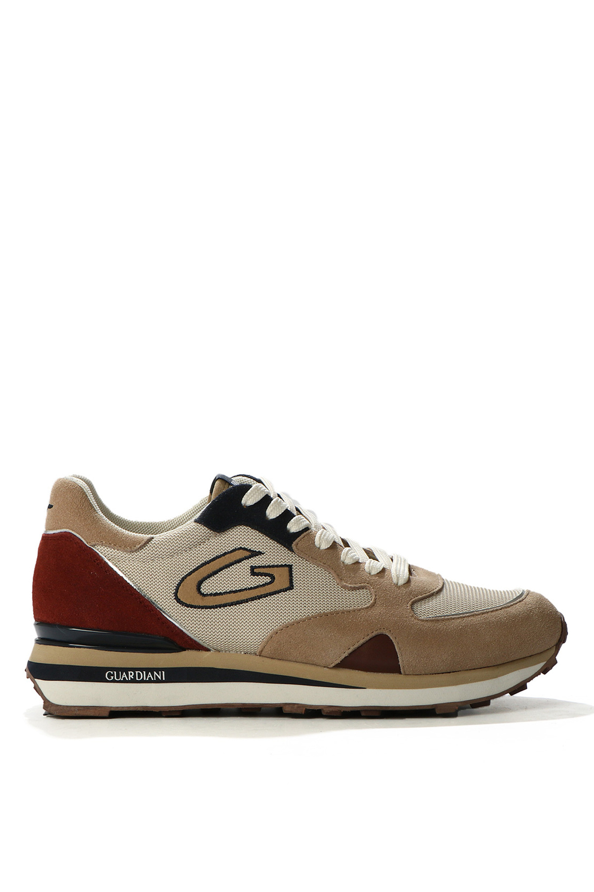 ALBERTO GUARDIANI Bej - Çok Renkli Erkek Sneaker WEN 3163 LOW M