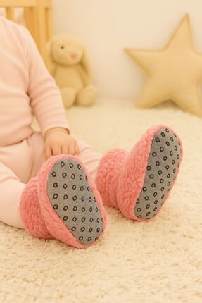 Pico Baby Bebek & Çocuk Kaydırmaz Tabanlı Ev Botu / Panduf / Kışlık Peluş Bot...