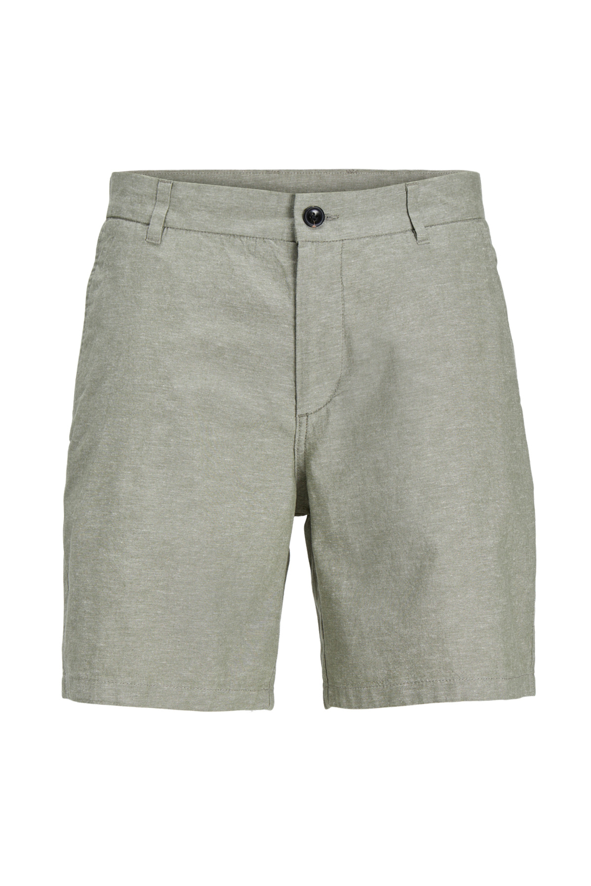 جک اند جونز شورت چینو با تناسب باریک مردانه سبز JPSTACE JJSUMMER LINEN BLEND SHORT