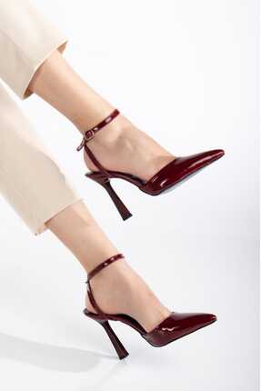luff shoes Kadın Arkadan Bantlı Topuklu Ayakkabı