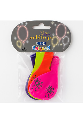 YupiToys Neon Balon Parti Malzemesi ( 5 adet )