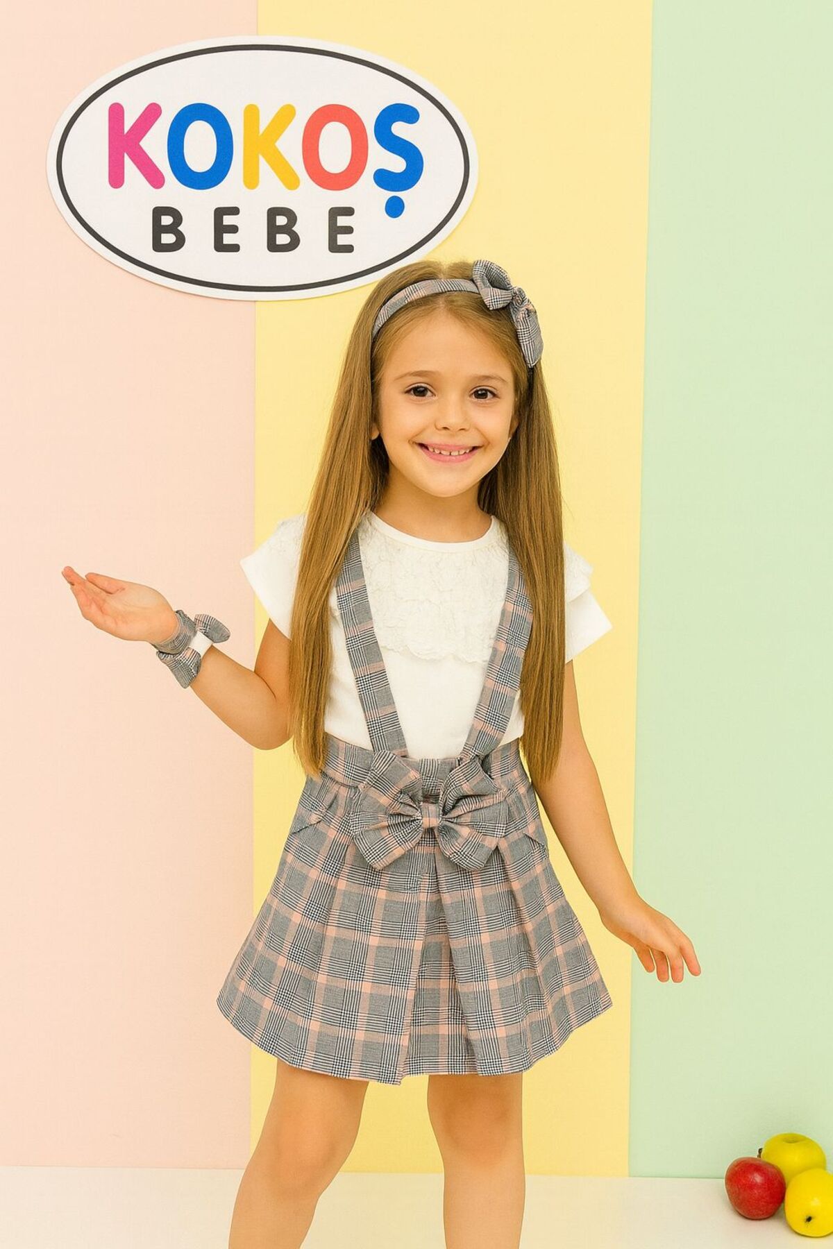 KOKOŞ BEBEK Kız Çocuk Dokuma Slopet 3’lü Takım - 2/10 Yaş fotoğrafı 6 (önizleme)