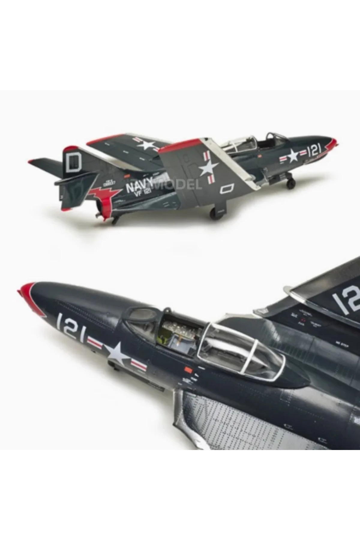 مدل پلاستیکی مونتاژی Kitty Hawk KH80127، مقیاس ۱/۴۸، F9F-8 و F9F-8P Cougar