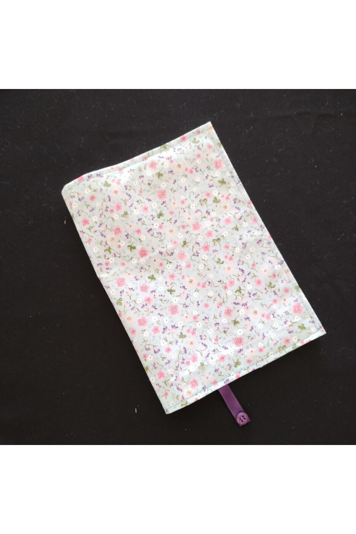 Küçük Burjuva AÇIK MAVİ ÇİÇEKLİ KUMAŞ KILIFI