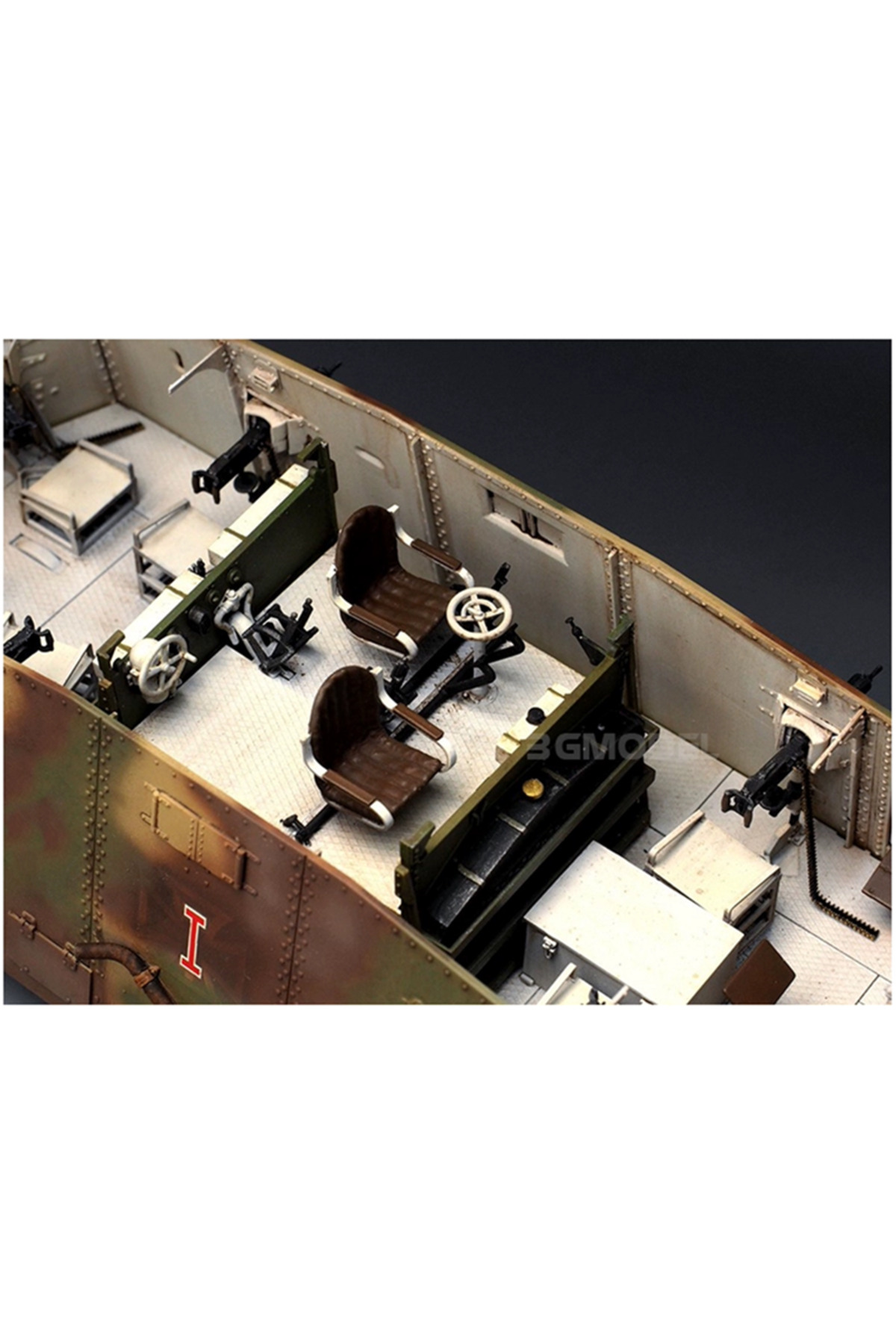 مدل MENG TS-017 تانک آلمانی A7V (کروپ) مقیاس ۱/۳۵، کیت مدل پلاستیکی