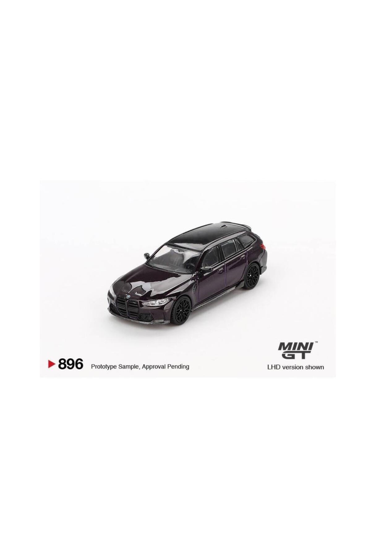 mini gt 896 BMW M3 M Touring Daytona Violet 1/64 Model Araba