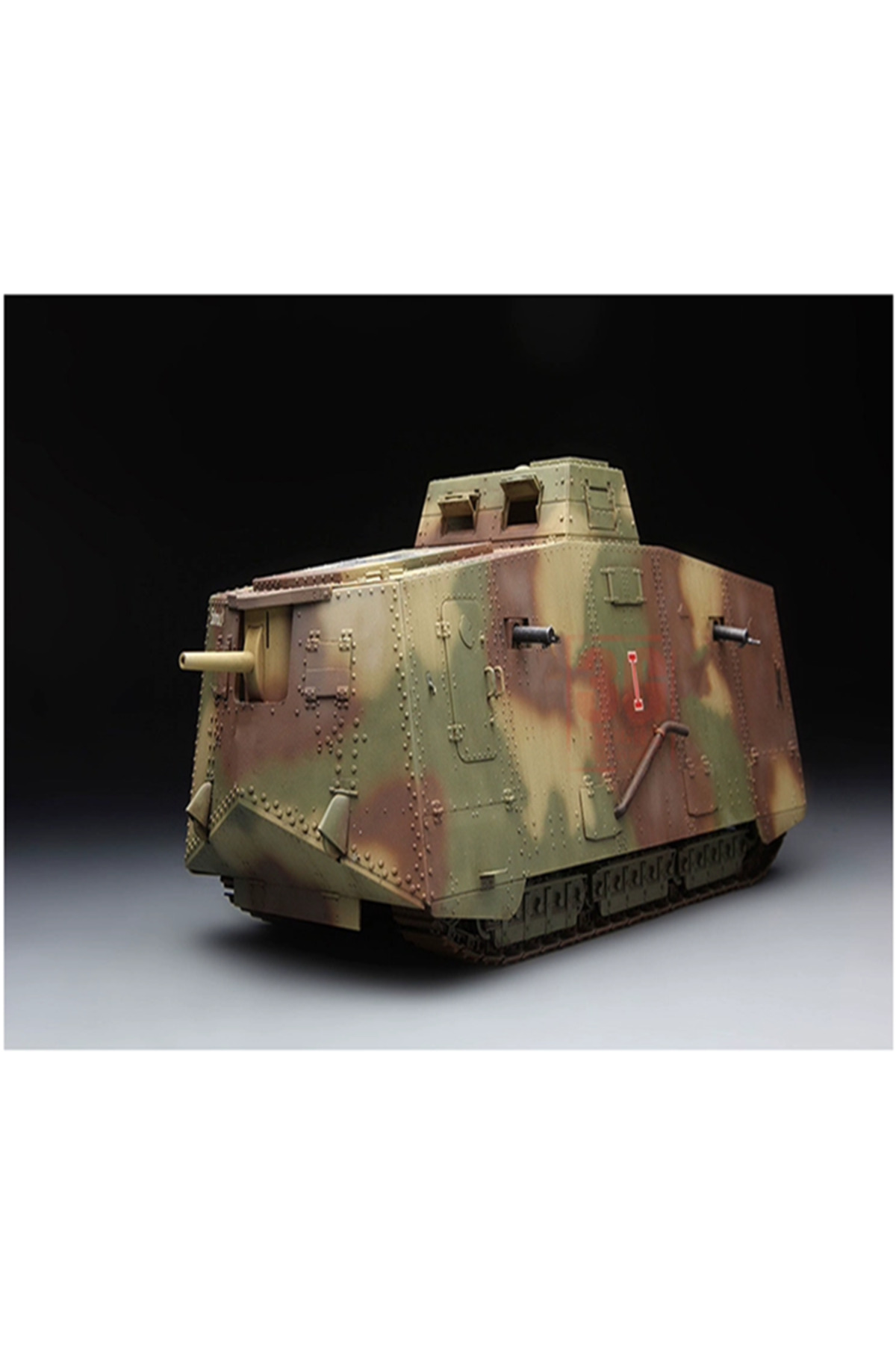 مدل MENG TS-017 تانک آلمانی A7V (کروپ) مقیاس ۱/۳۵، کیت مدل پلاستیکی