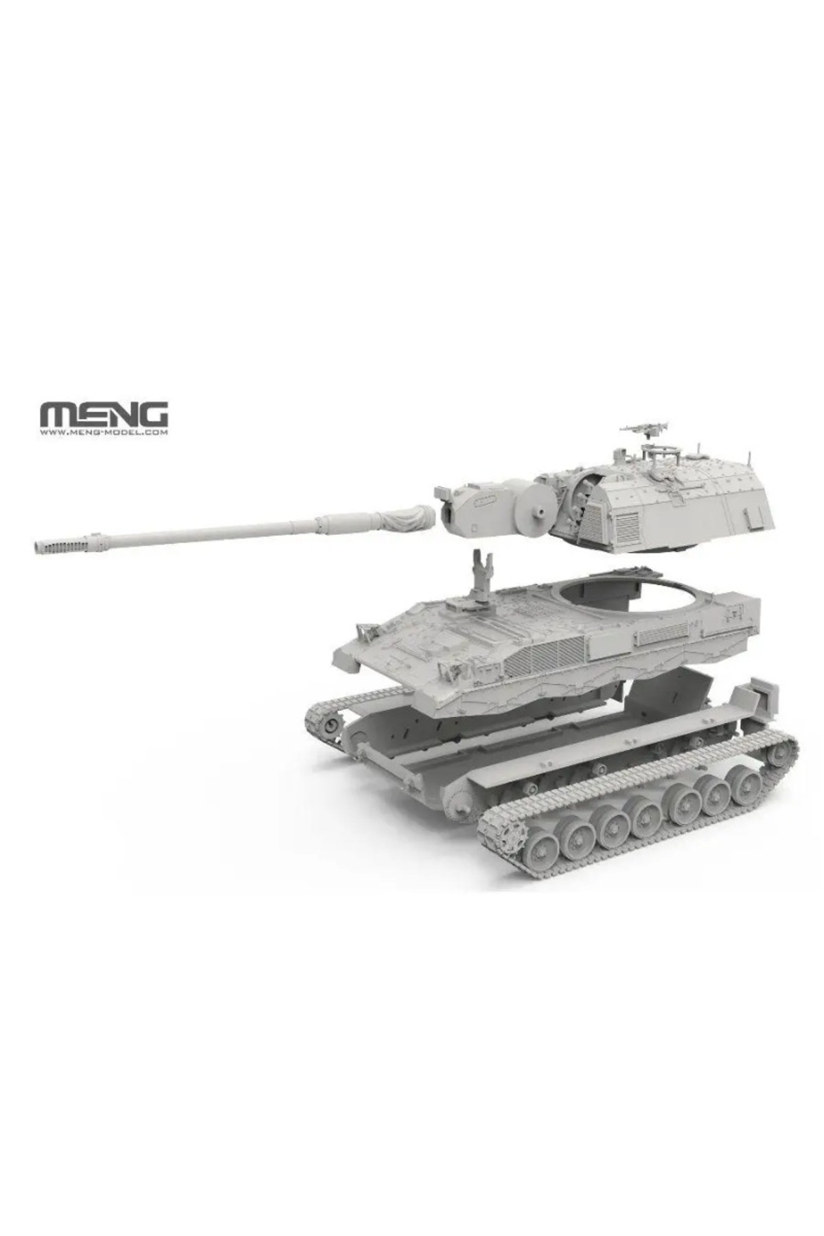 MENG 72-008 تانک اسباببازی مدل 1/72 هاوبیتس خودکششی آلمانی پانتزرهاوبیتس 2000، کیت مدل پلاستیکی