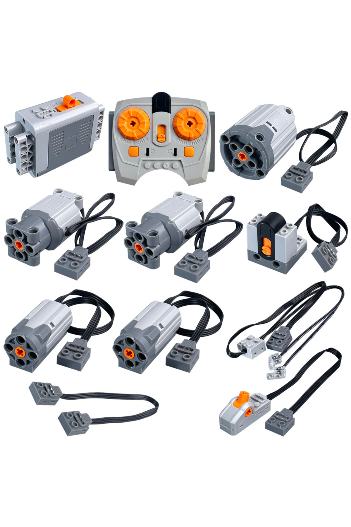 ۱۱ عددی MOS، کیت عملکرد موتور برقی آجر ۱۱ عددی با قطعات تکنیک، شامل جعبه باتری AA ۲.۴ گرمی Spee