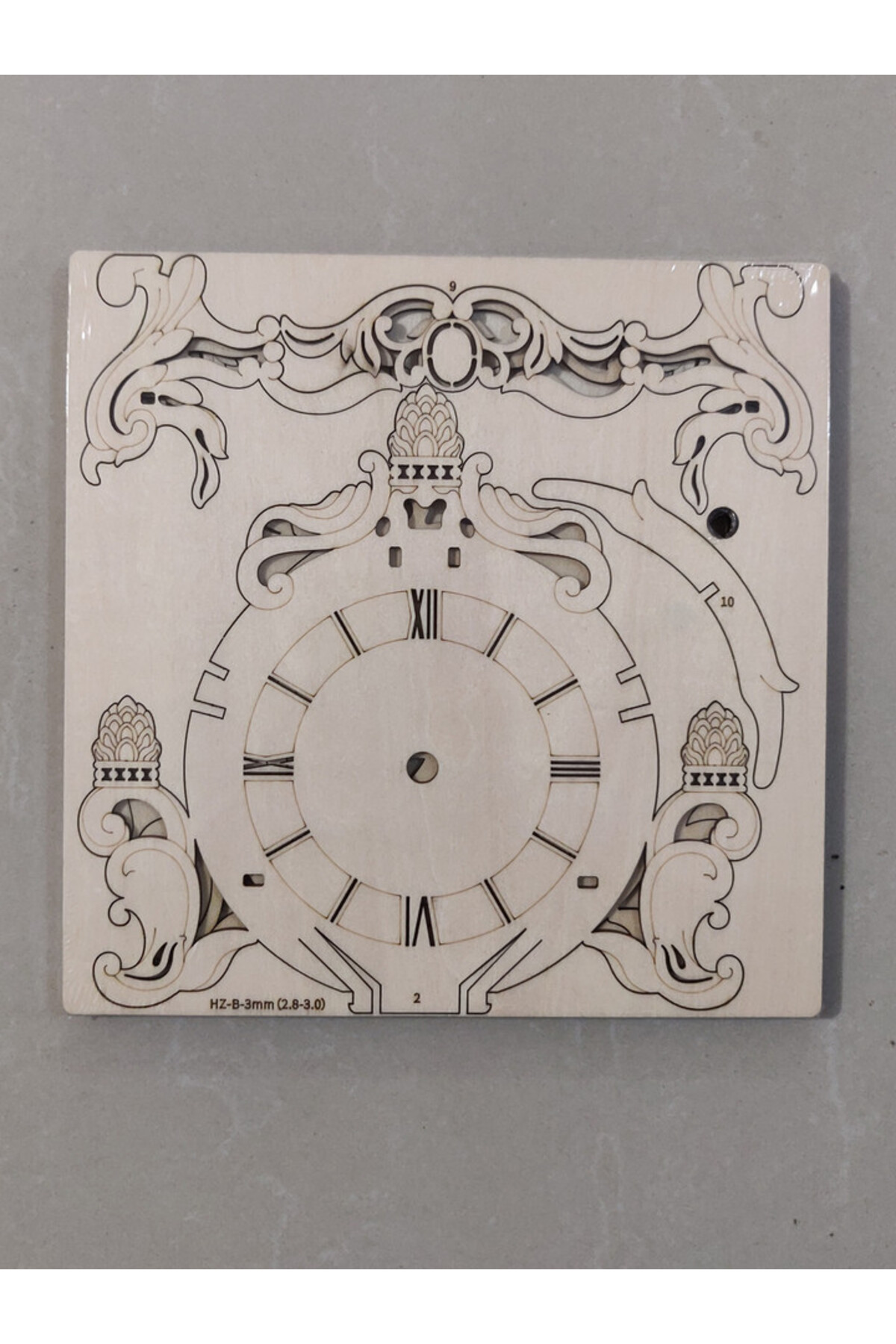 مجموعهٔ ساخت ماکت ساعت پازلی چوبی سه‌بعدی، ساعت رومیزی، بلوک‌های ساختمانی معماری DIY، خلاقیت…