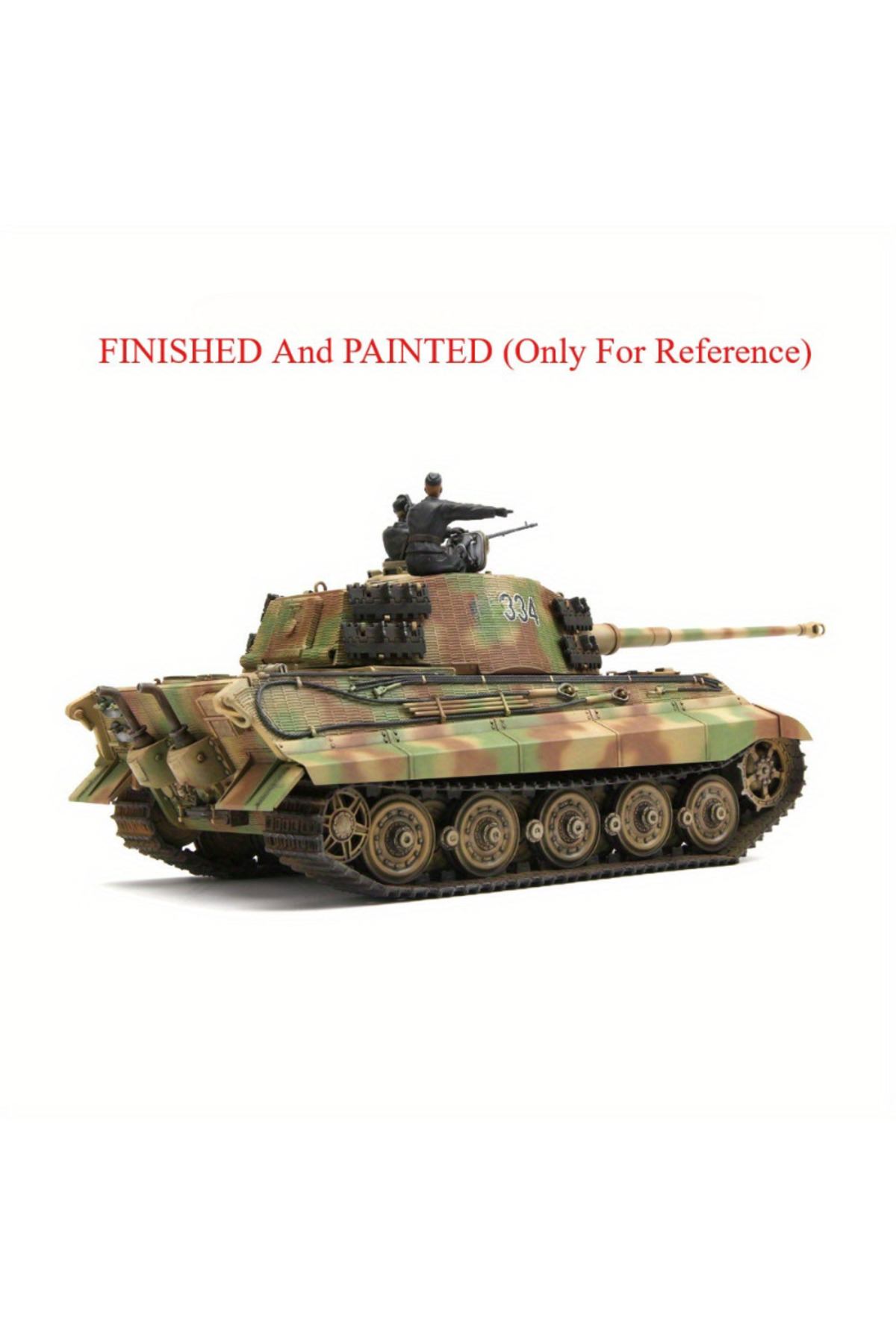 مدل مِنگ TS-031 مقیاس ۱/۳۵ تانک آلمانی Sd.kfz.182 کینگ تایگر با برجک هنسچل – مدل پلاستیکی مونتاژشده Mo…